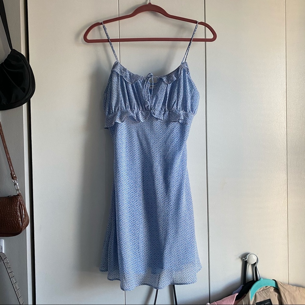 Blue Flowered Dress🌺